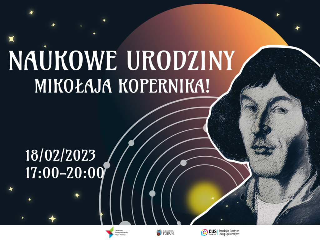Układ słoneczny postać Mikołaja Kopernika zaproszenie na wydarzenie
